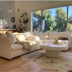 The Citizenry XL Real Cowhide Rug (light color) HTF